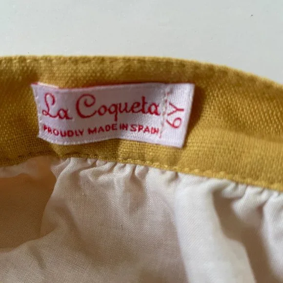 NWOT La Coqueta Kids Skirt with Pinafore Suspender Braces from England - 6Y - Picture 4 of 4